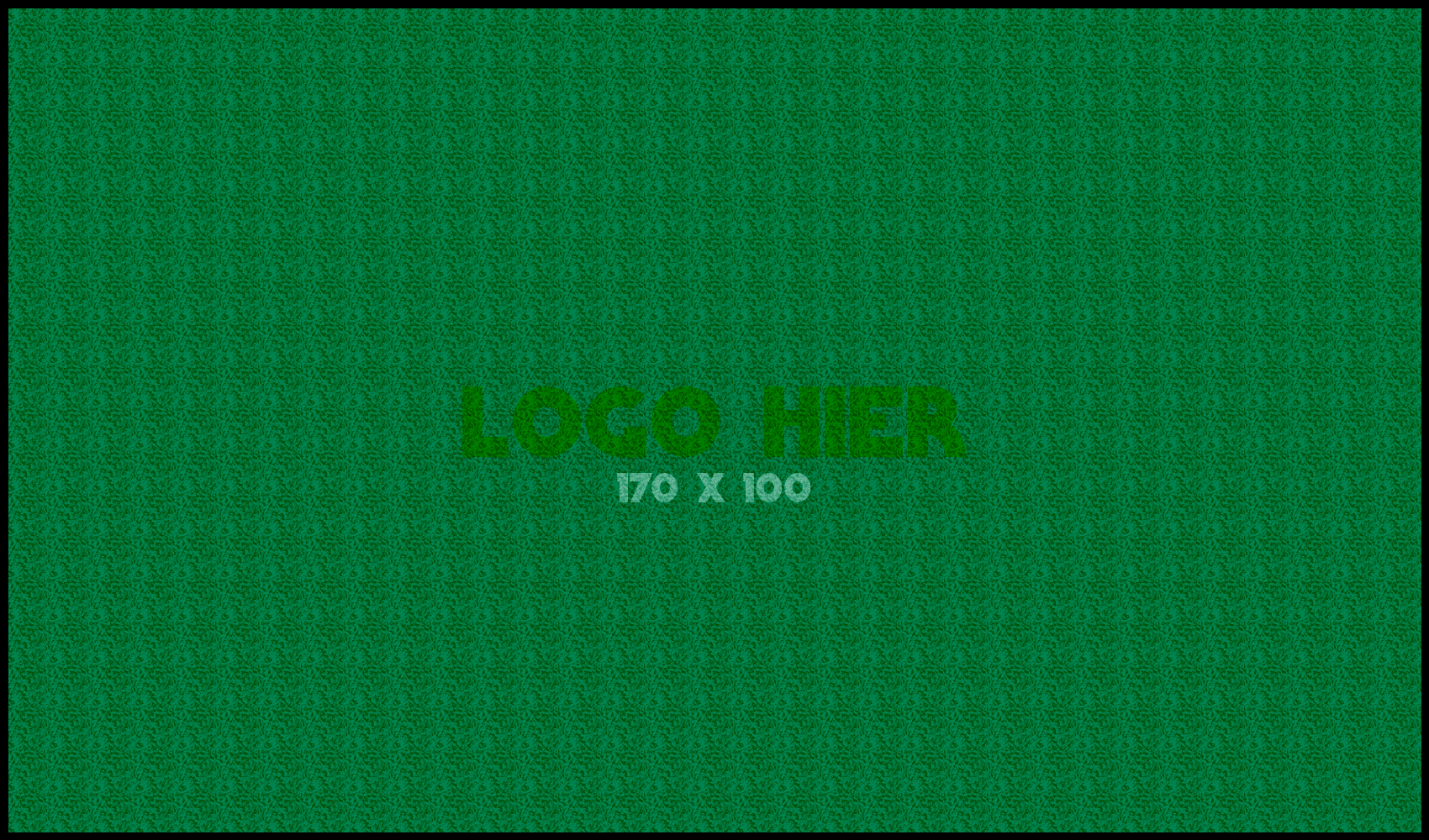 Logomat/deurmat outdoor<br>170 x 100 cm met rand