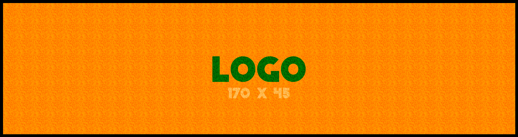 Logomat/deurmat outdoor<br>170 x 45 cm met rand