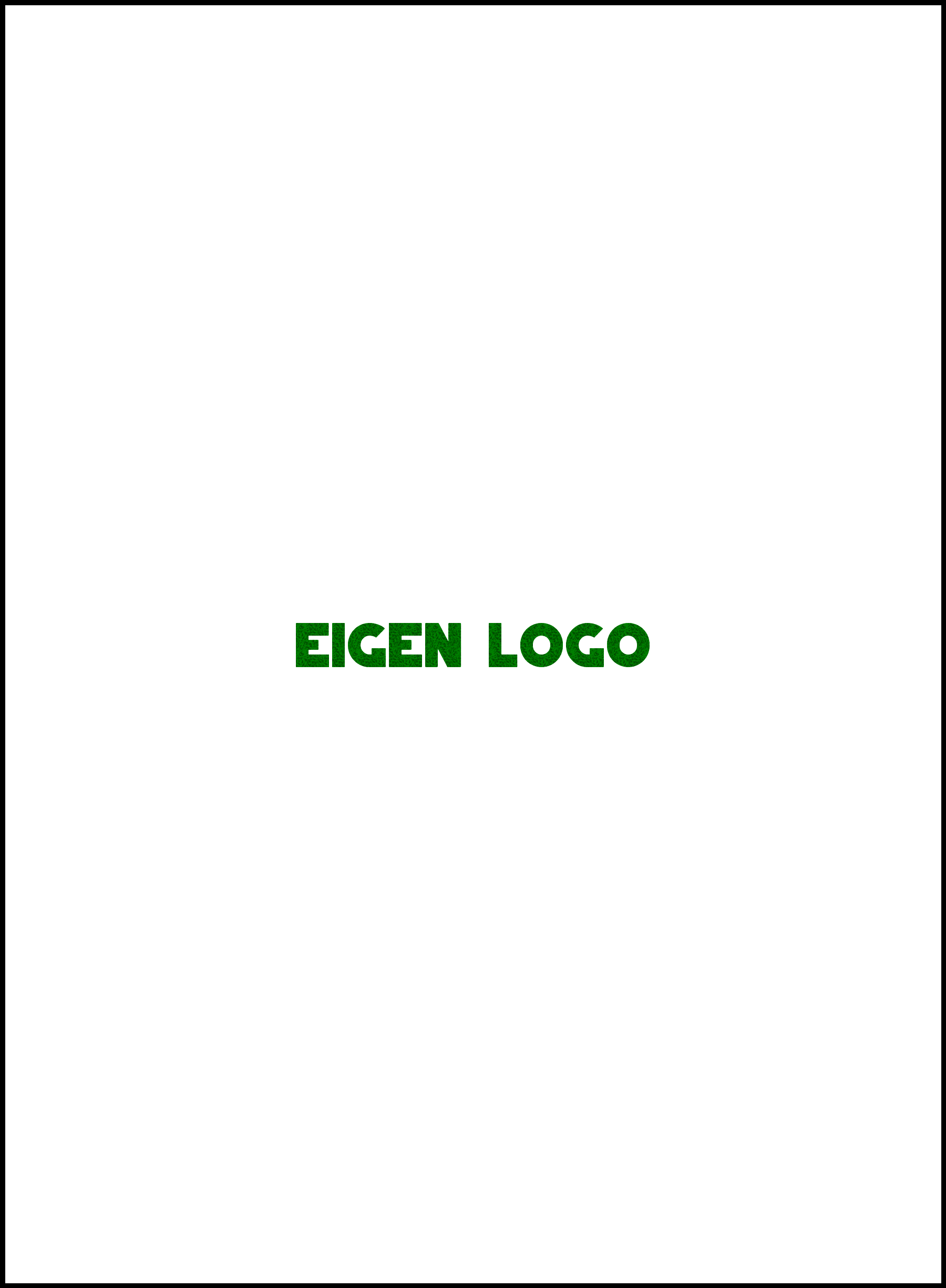 Logomat/deurmat outdoor<br>180 x 245 cm met rand