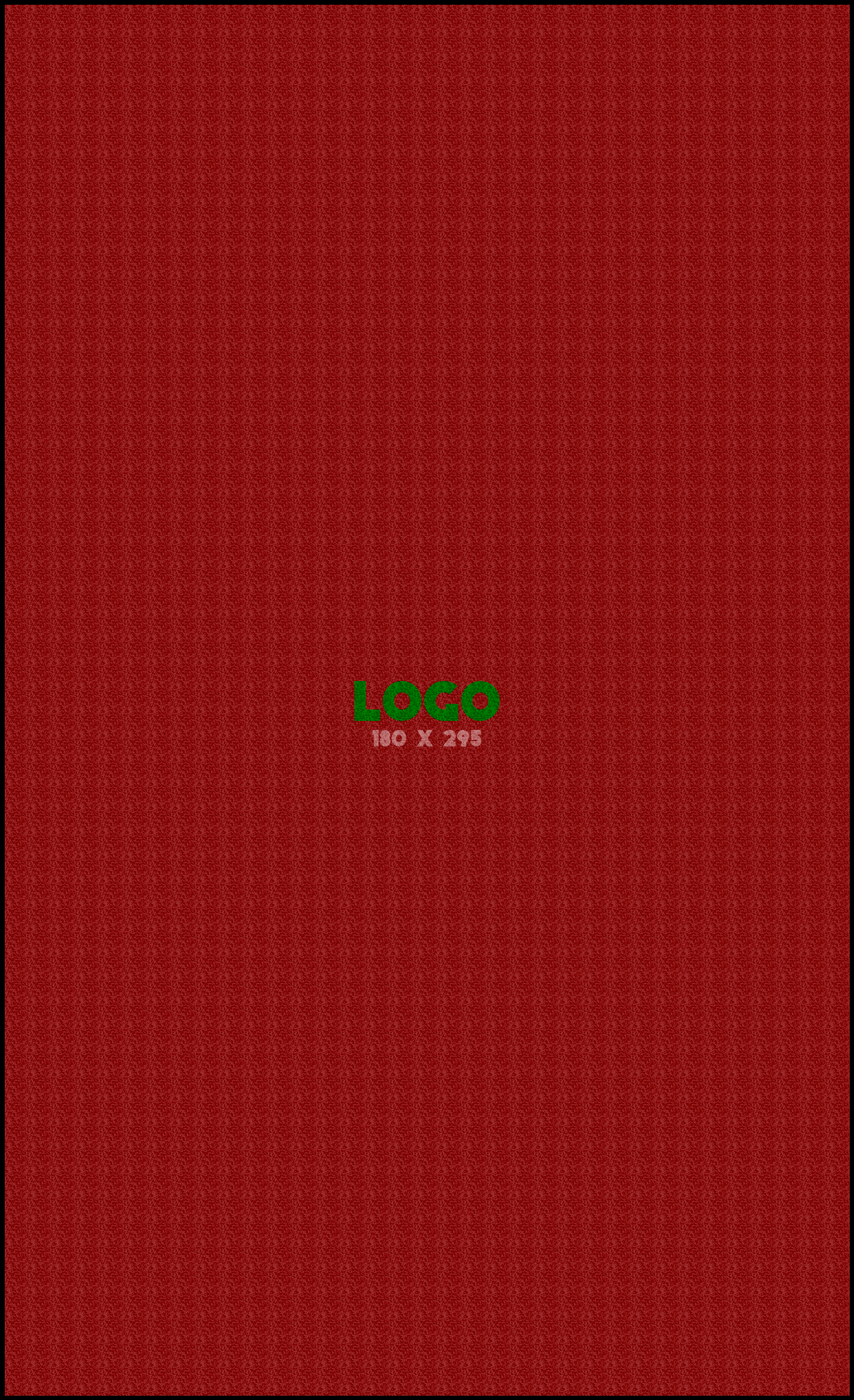 Logomat/deurmat outdoor<br>180 x 295 cm met rand