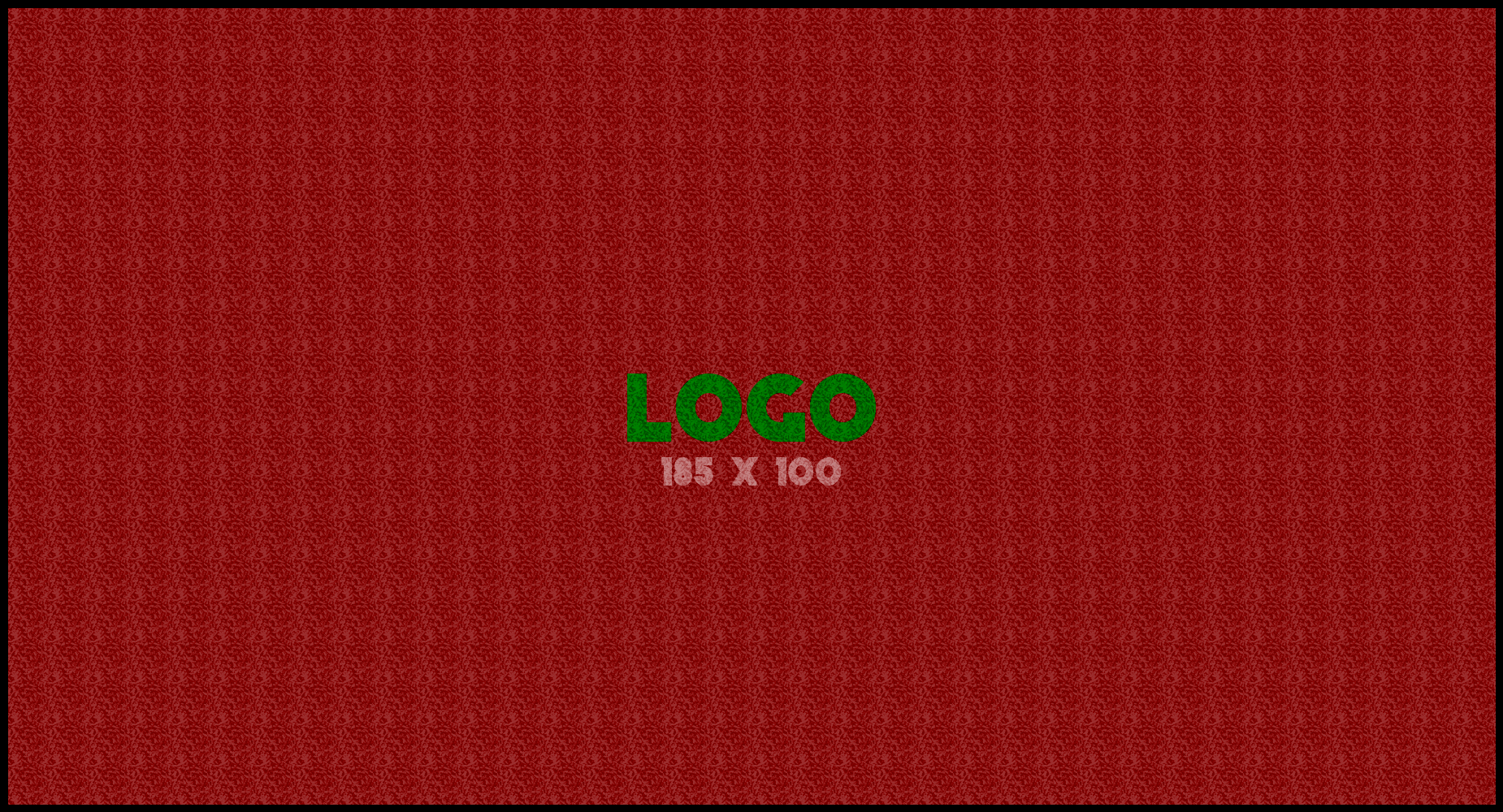 Logomat/deurmat outdoor<br>185 x 100 cm met rand