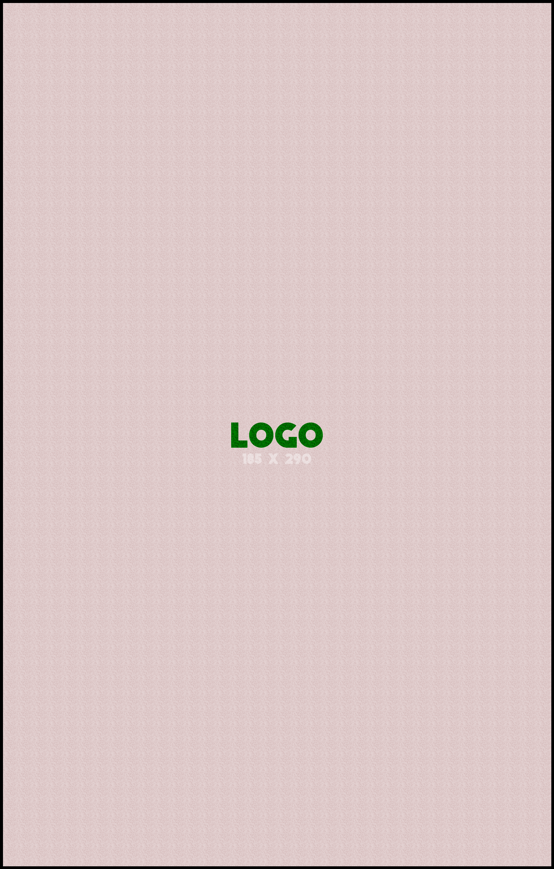 Logomat/deurmat outdoor<br>185 x 290 cm met rand