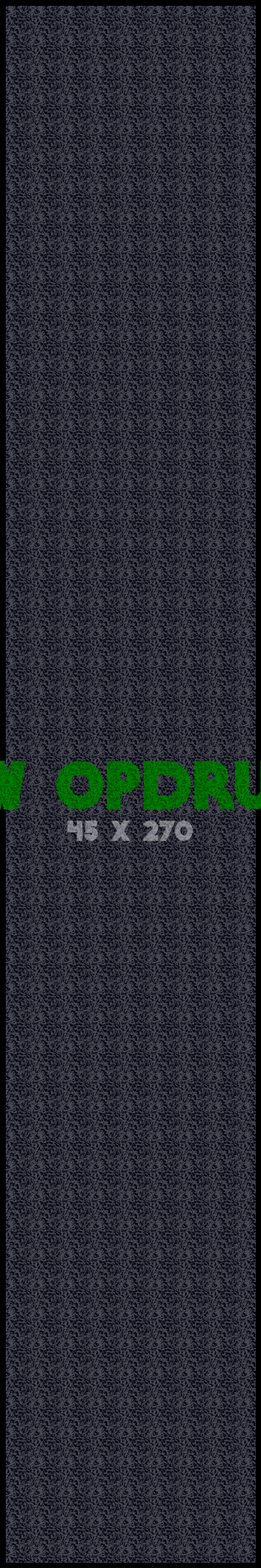 Logomat/deurmat outdoor<br>45 x 270 cm met rand