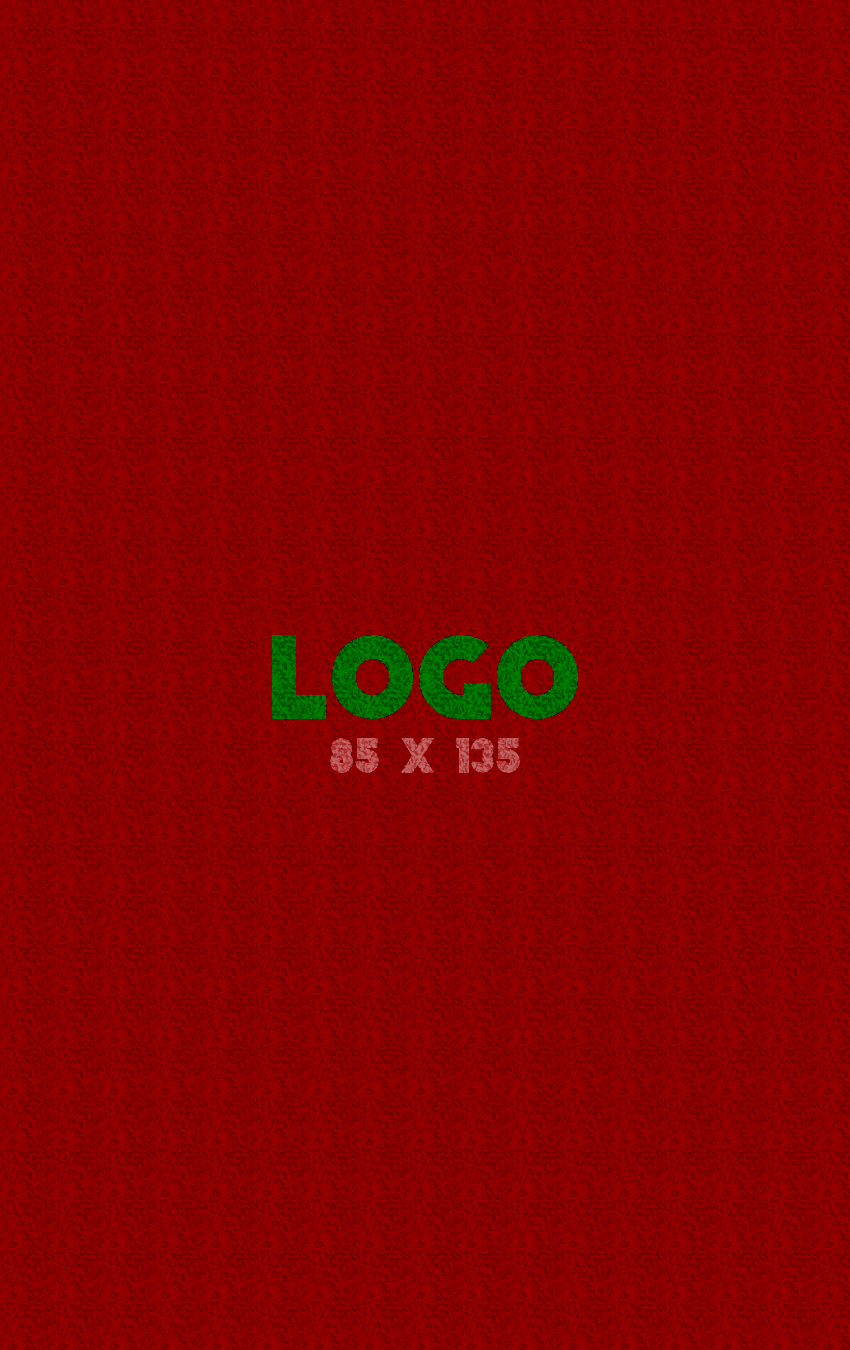 Logomat/deurmat outdoor<br>85 x 135 cm zonder rand