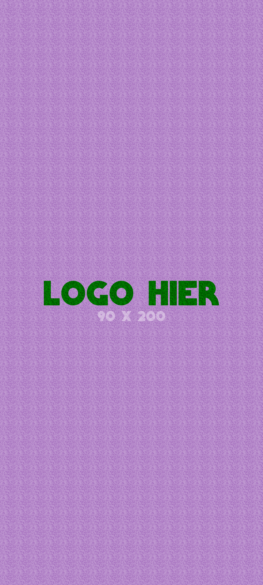 Logomat/deurmat outdoor<br>90 x 200 cm zonder rand